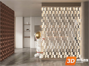 Folding screen Skp Files 